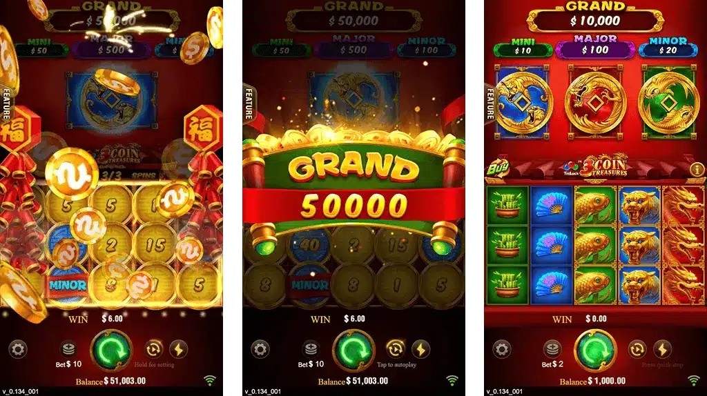 3 Coins 101Zonline Bonus